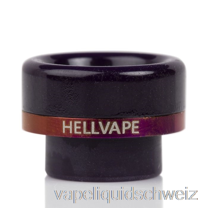 Hellvape Ag+/passage Rda Tropfspitze Dunkelviolett Vape Ohne Nikotin